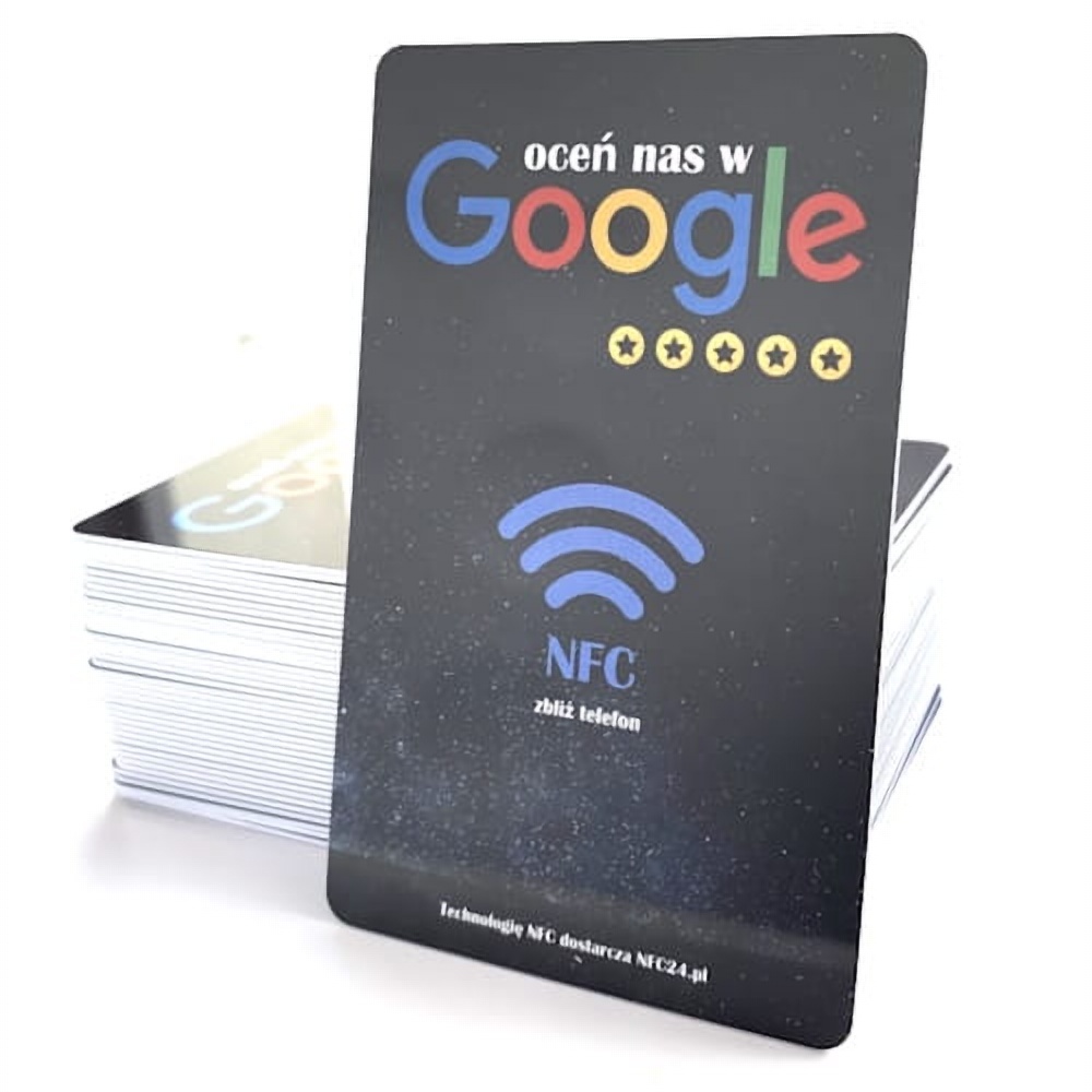 Karta NFC oceny Google Firma
