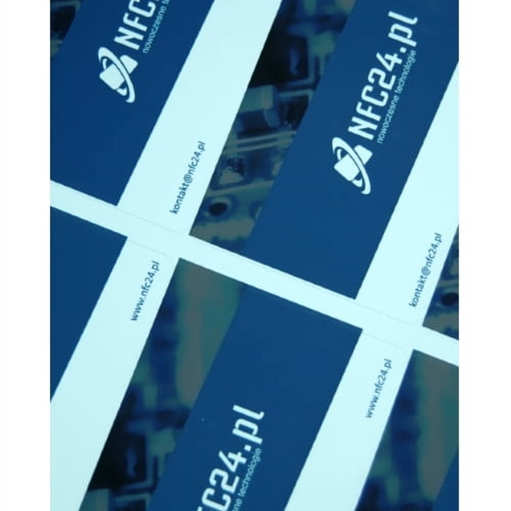 self-adhesive labels for plastic cards