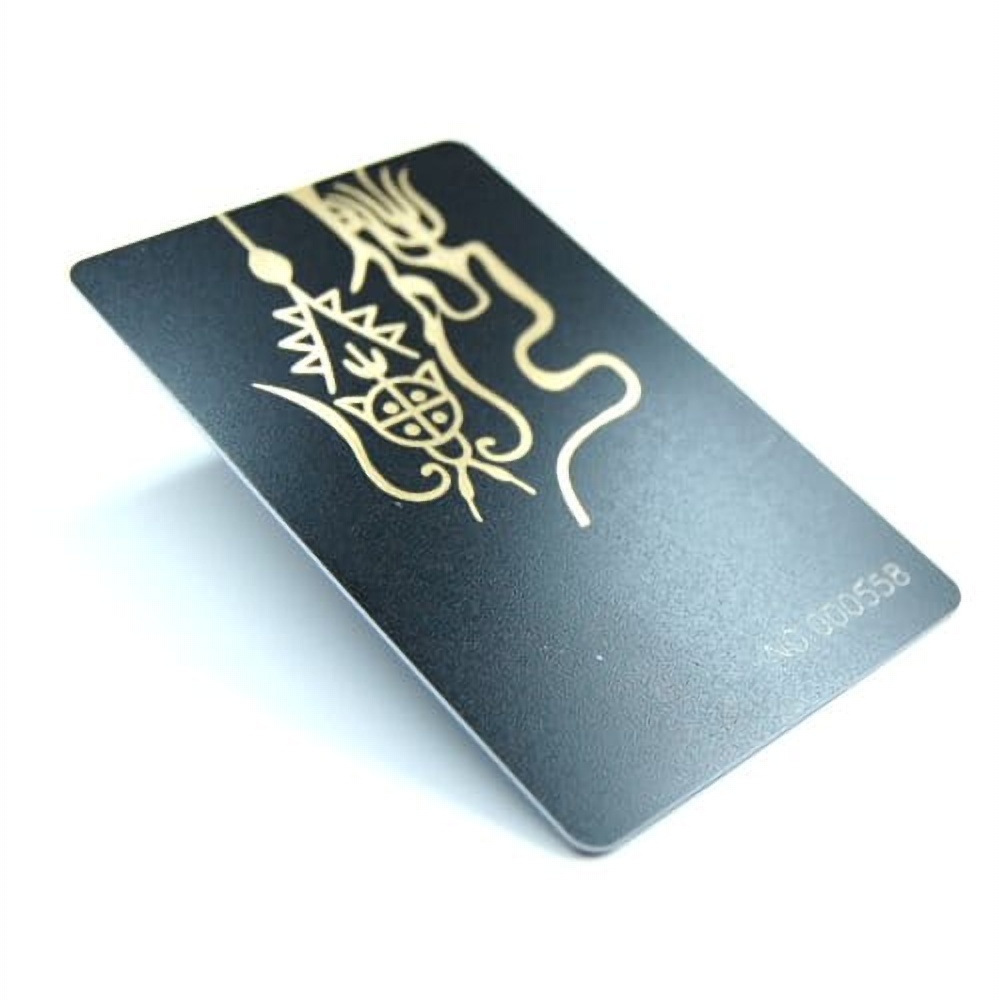 Decorated proximity card
