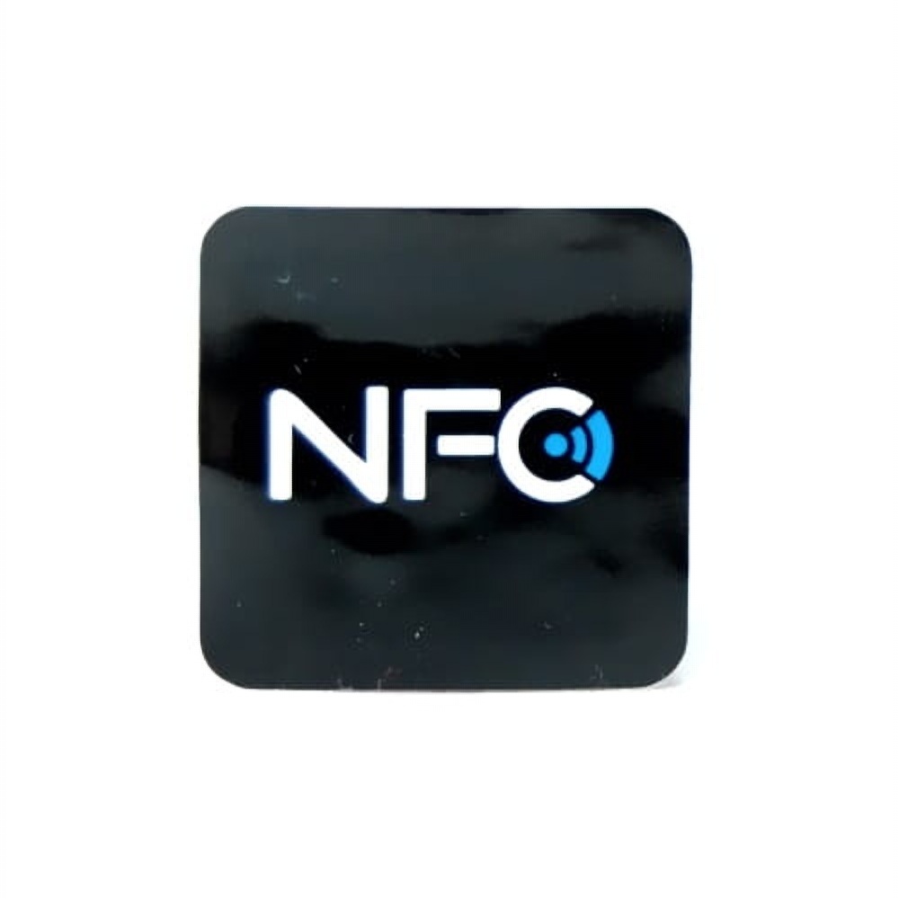 Czarne naklejki NTAG213