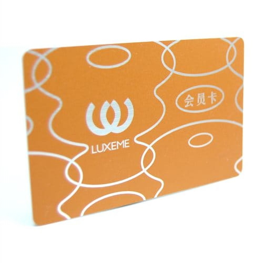 szczotkowana stal nierdzewna na karcie NFC