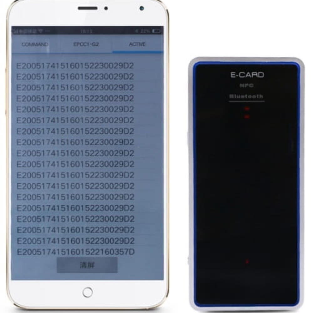 Portable UHF Bluetooth RFID reader