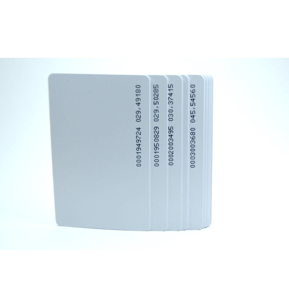 Unique cards with printed UID